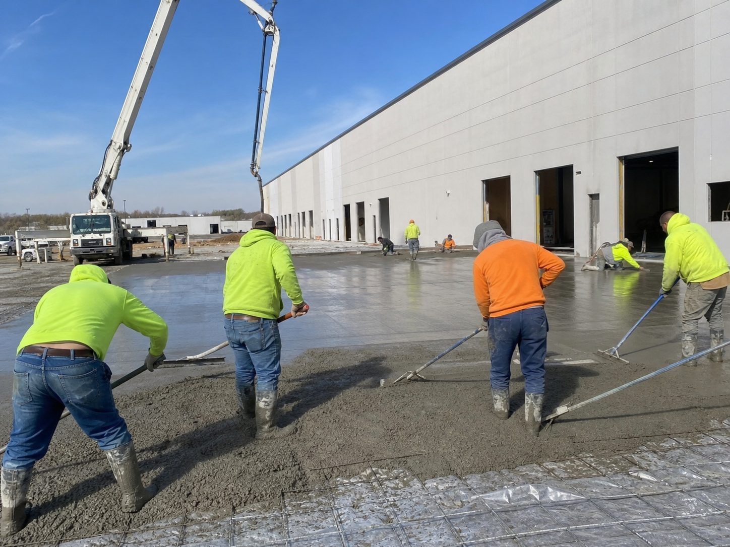 Commercial concrete flatwork and parking in Independence, MO